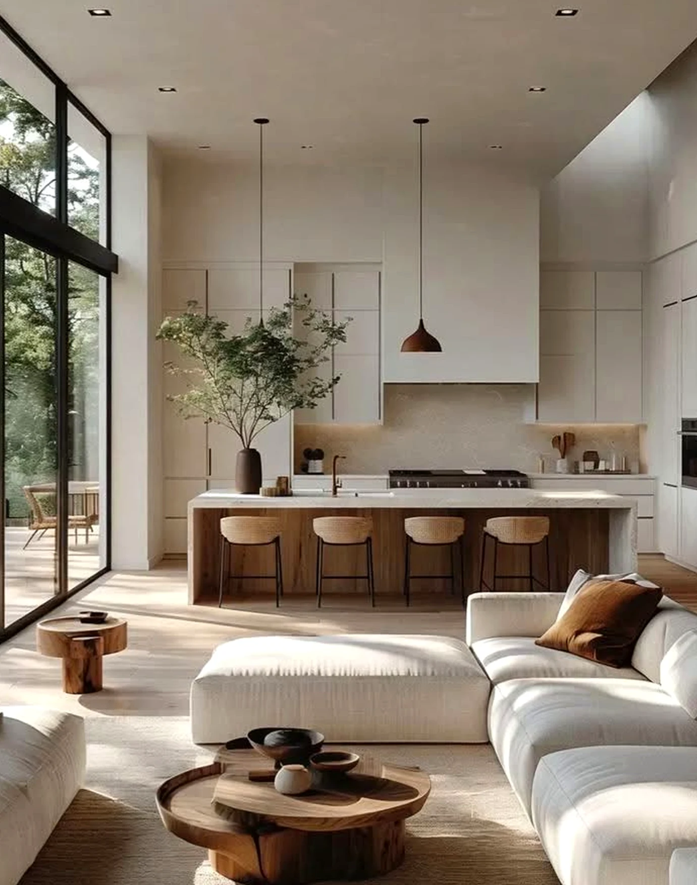 Fresh painted door adds a clear layer of depth, helping the composition feel soft at the edges.