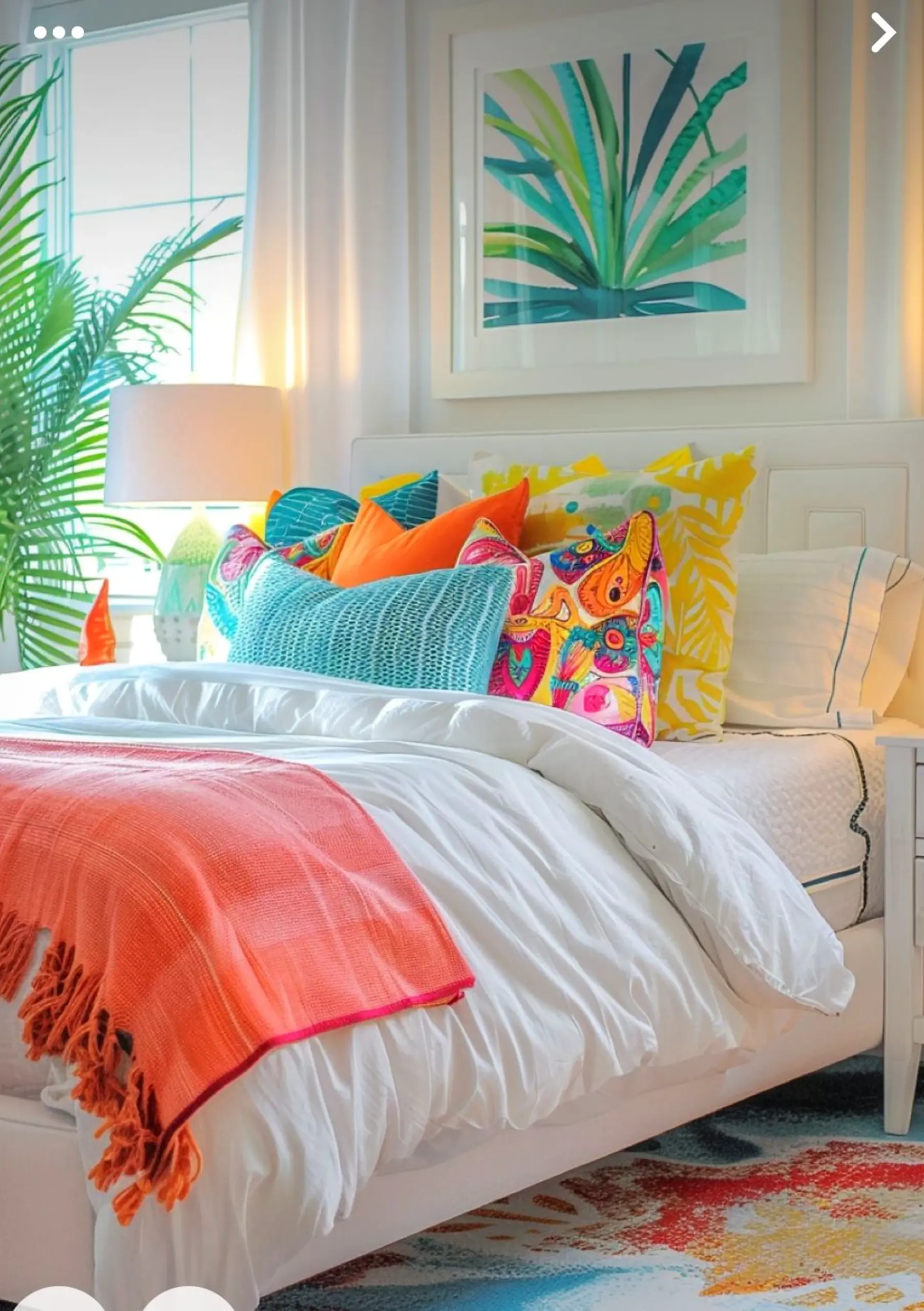 Compact colorful passage draws attention to shape while the entry stays personal and relaxed.