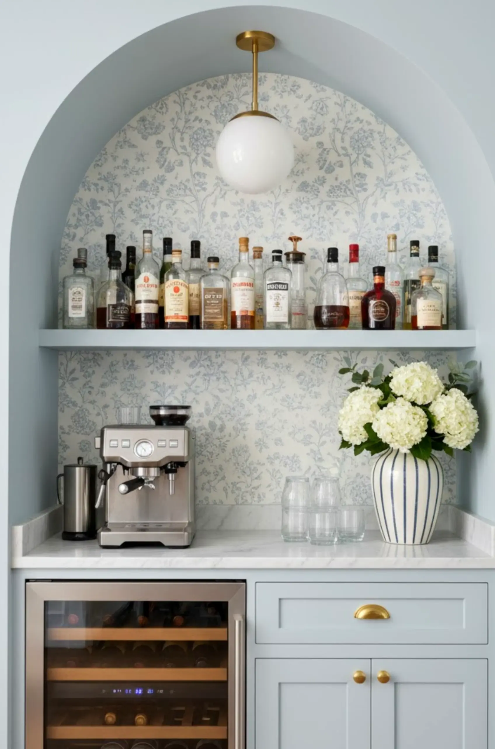 Textured stone path brings clarity to the composition, creating a mood that feels fresh and intentional.