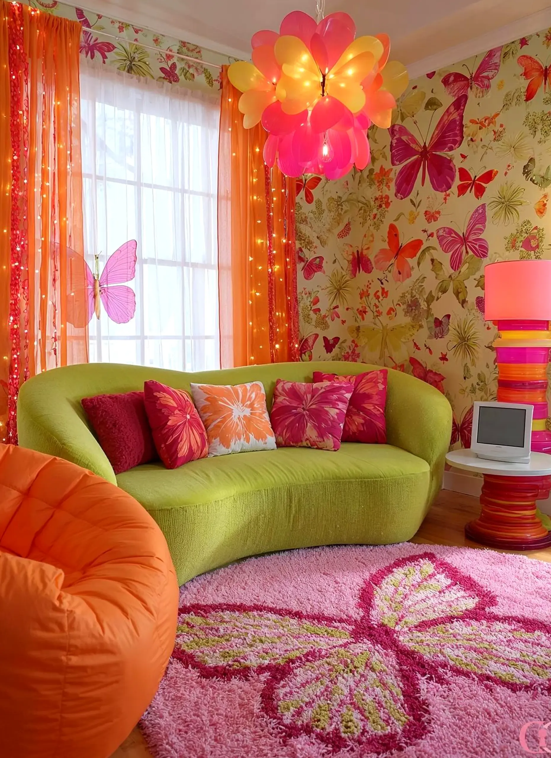 Subtle painted door brings a useful note of personality, making the arrangement feel clear and inviting.