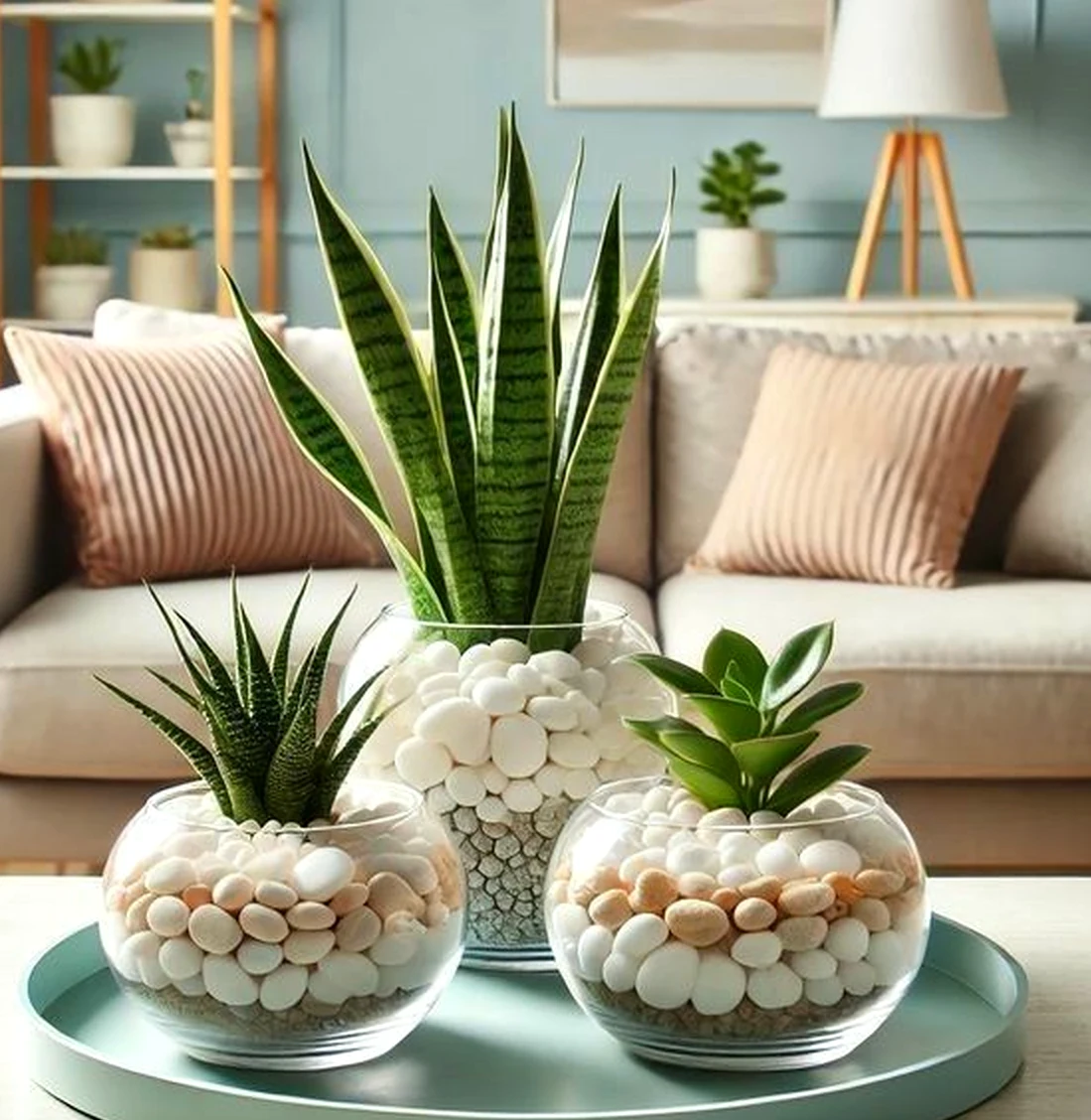 Leafy wall niche brings depth to the table, creating a mood that feels personal and relaxed.
