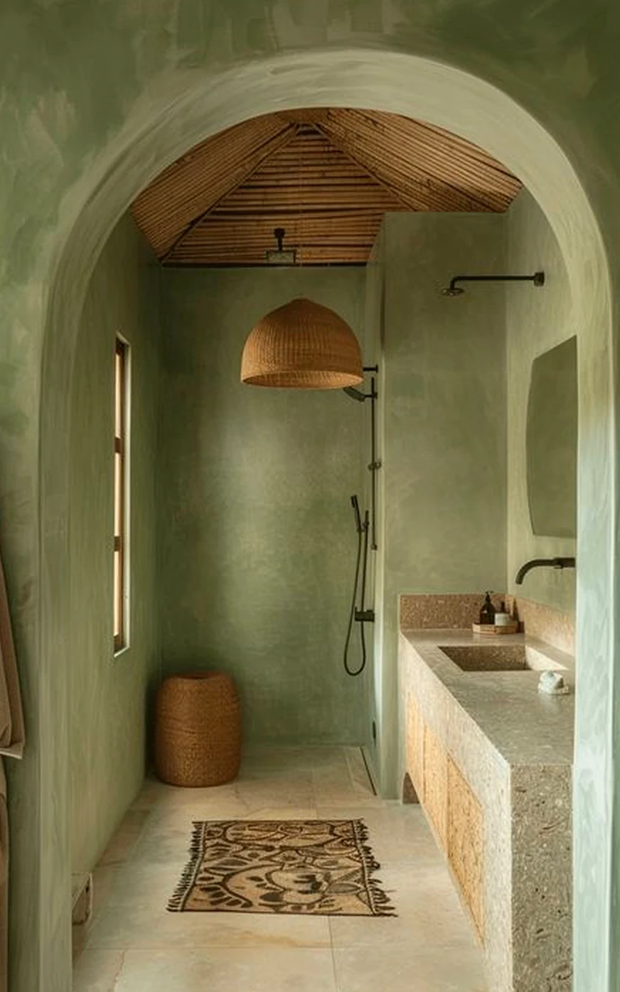 Bright sink area supports the table through personality, leaving the space feeling bright but not busy.