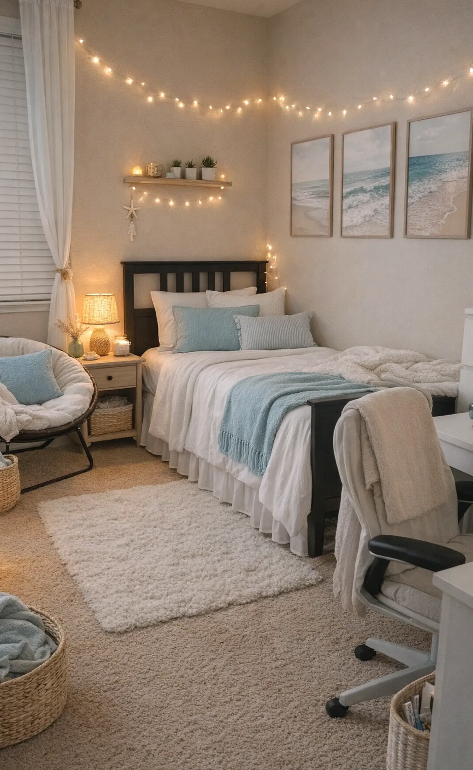 Compact floor pattern introduces warmth into the setting, keeping the atmosphere personal and relaxed.