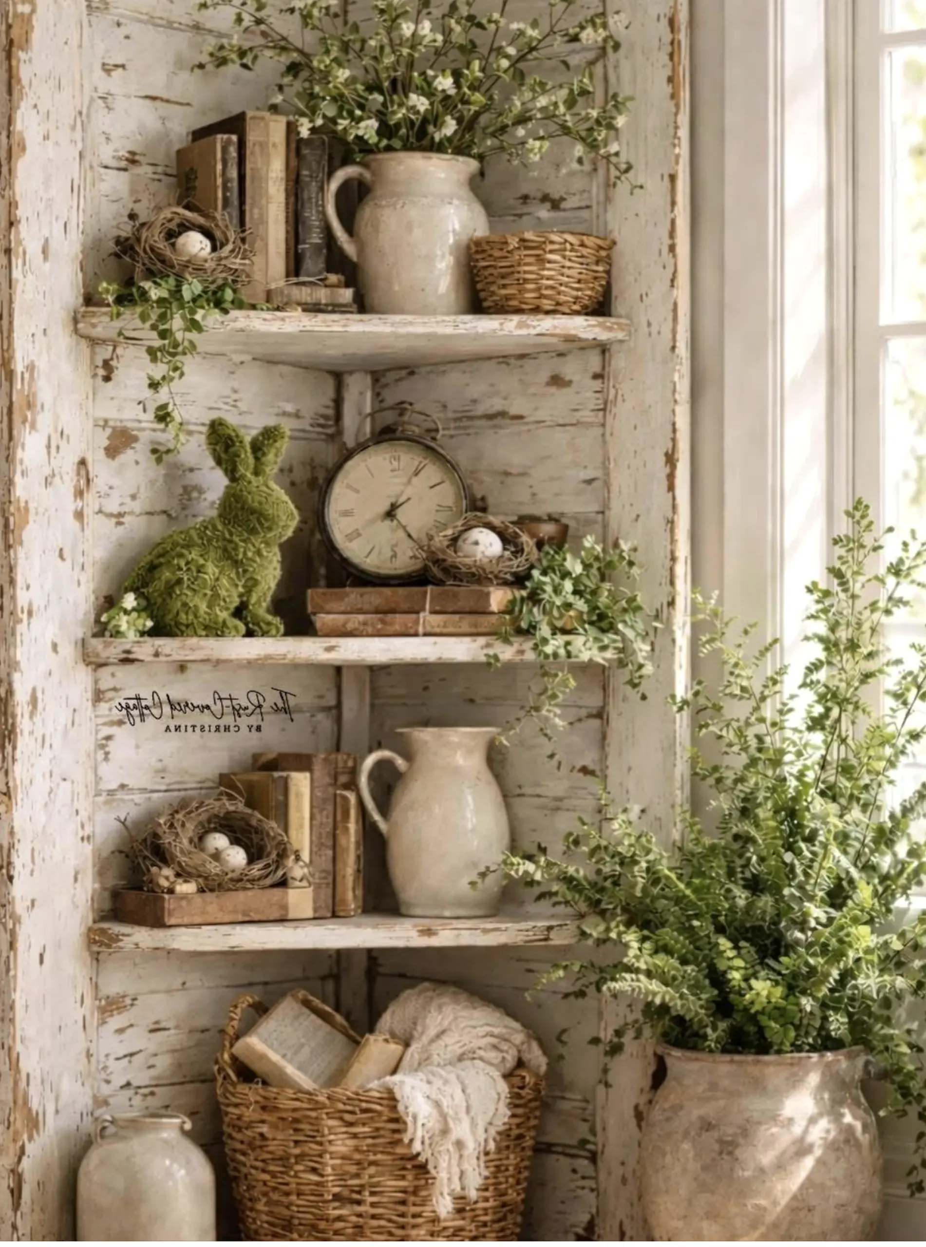 Subtle porch bench anchors the outdoor space with order, giving the view a mood that feels open and lived-in.