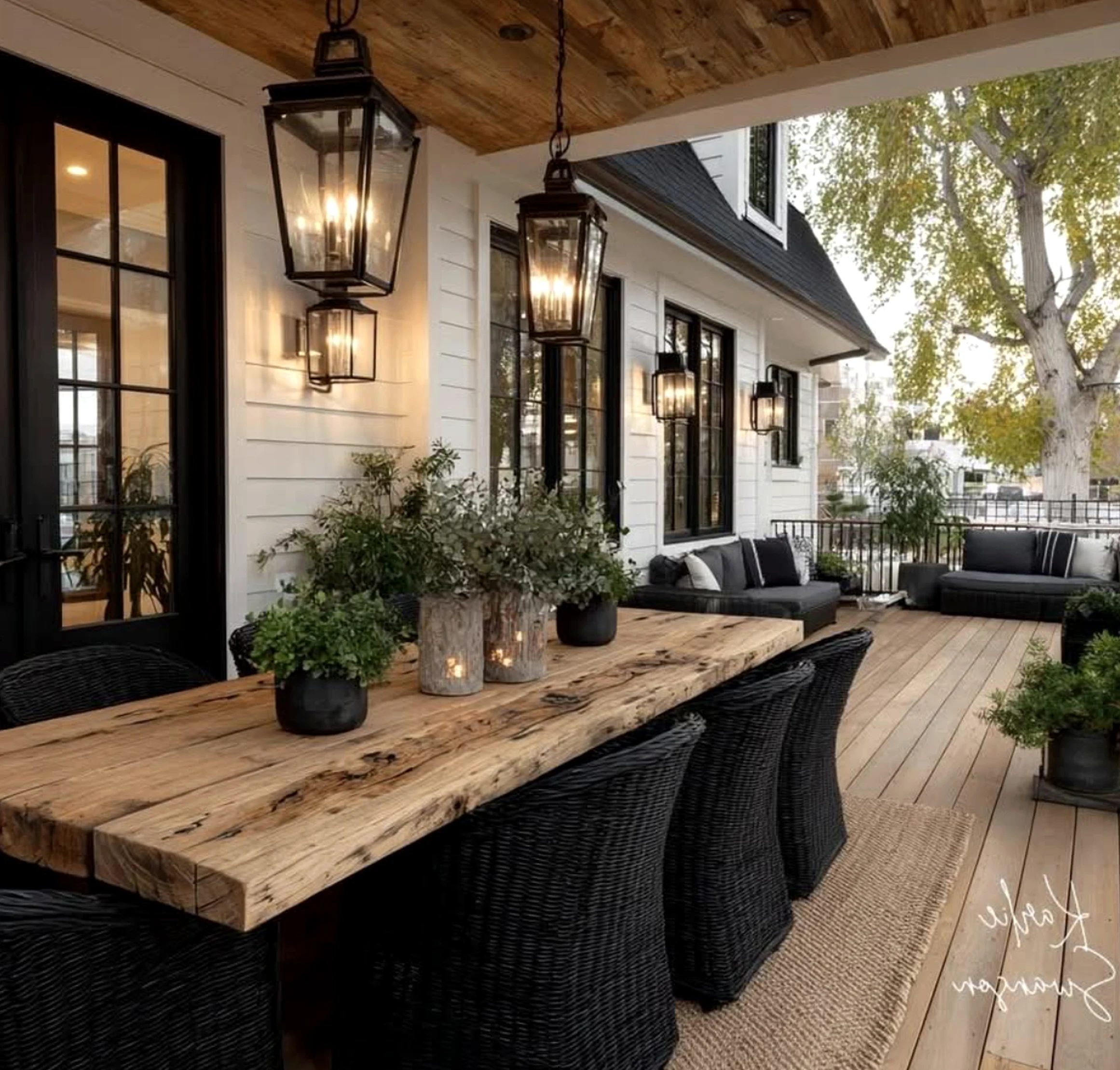 Inviting soft sofa anchors the arrangement with depth, giving the view a mood that feels visually grounded.