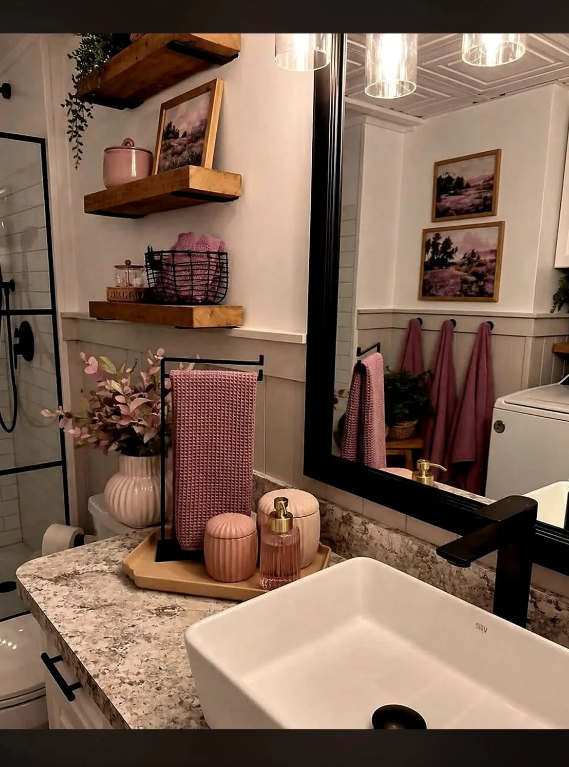 Relaxed lamp detail supports the entry through softness, leaving the space feeling quietly finished.