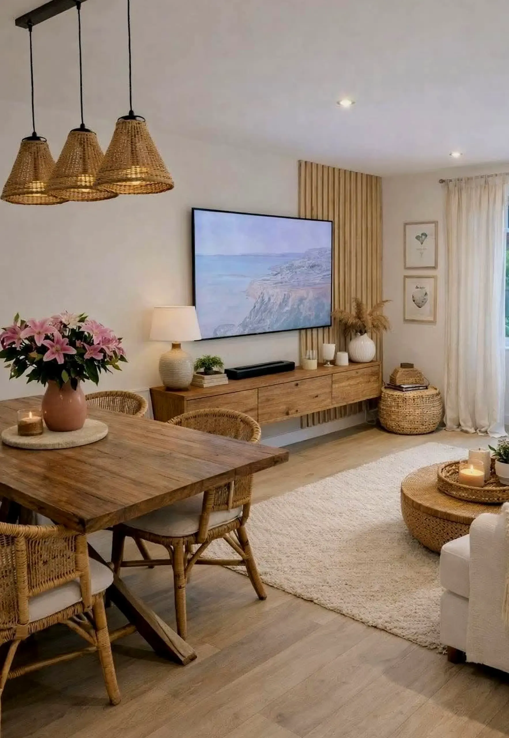 Natural bedside layer adds a clear layer of rhythm, helping the composition feel easy to enjoy.