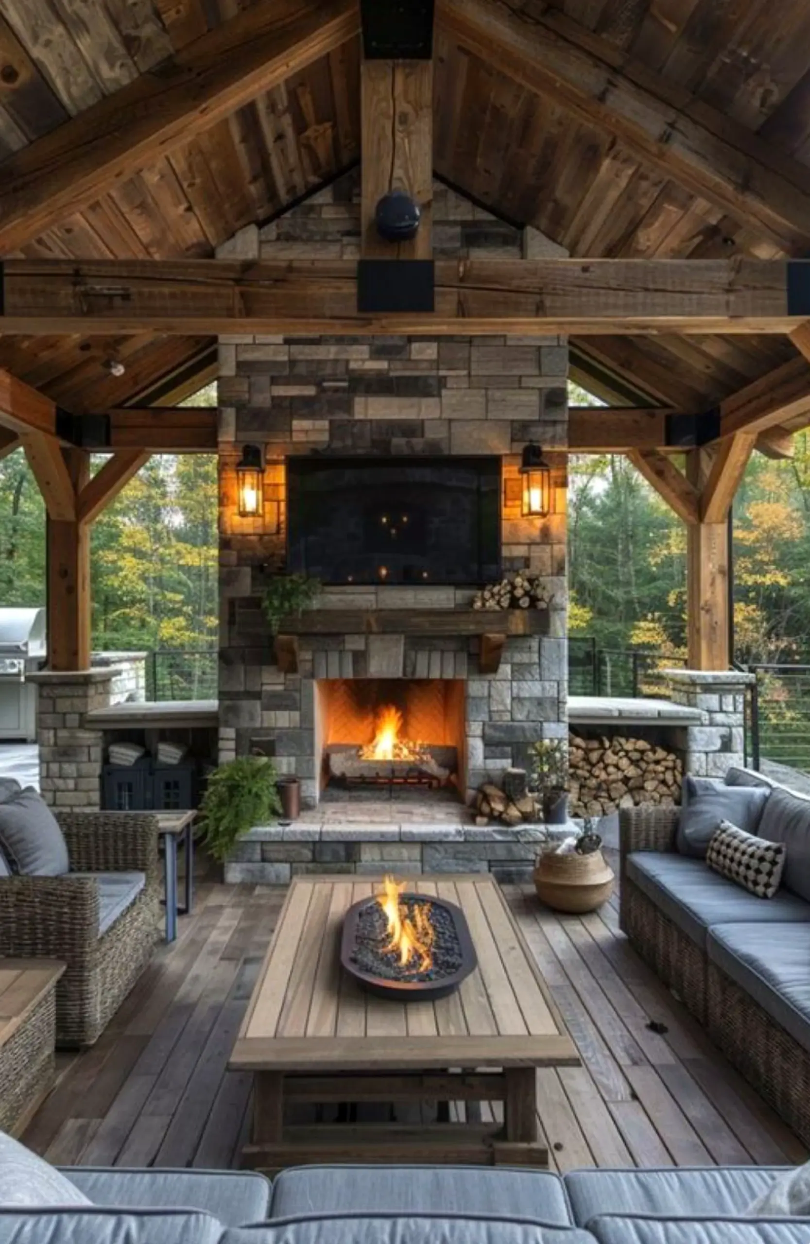 Earthy wall niche gives the view more clarity, so the whole view feels fresh and intentional.