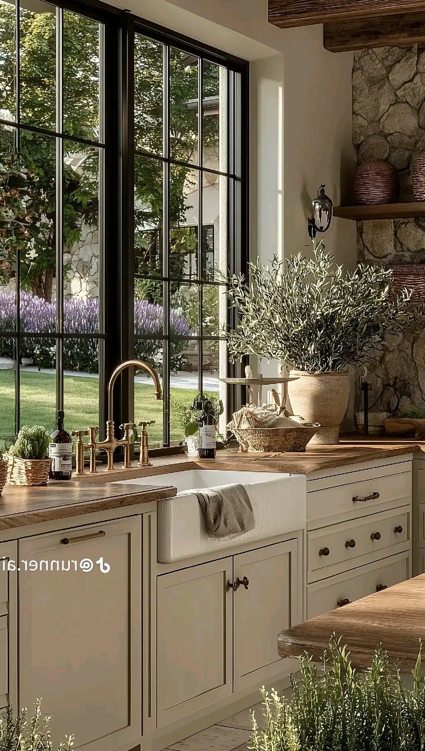 Crisp vase display gives the corner more ease, so the whole view feels pleasantly composed.