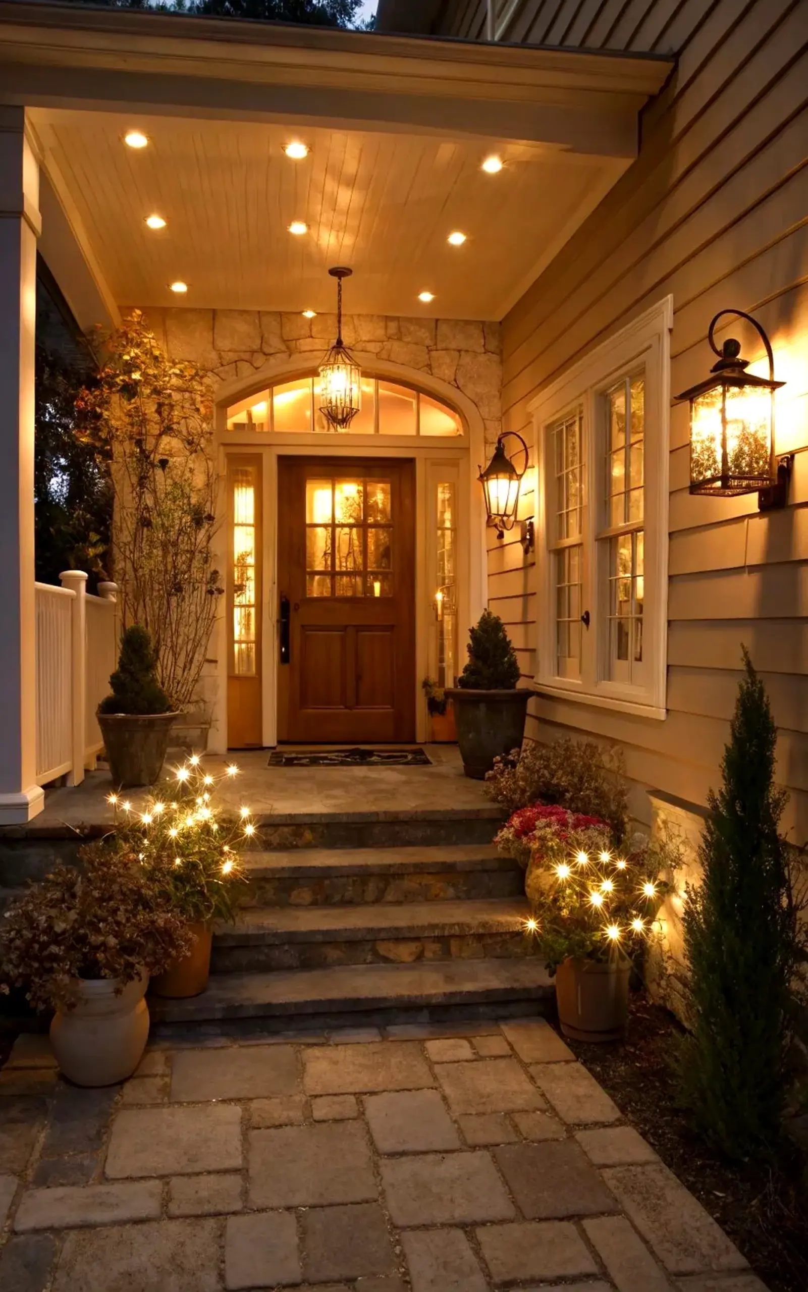 Quiet outdoor lounge draws attention to order while the design stays open and lived-in.