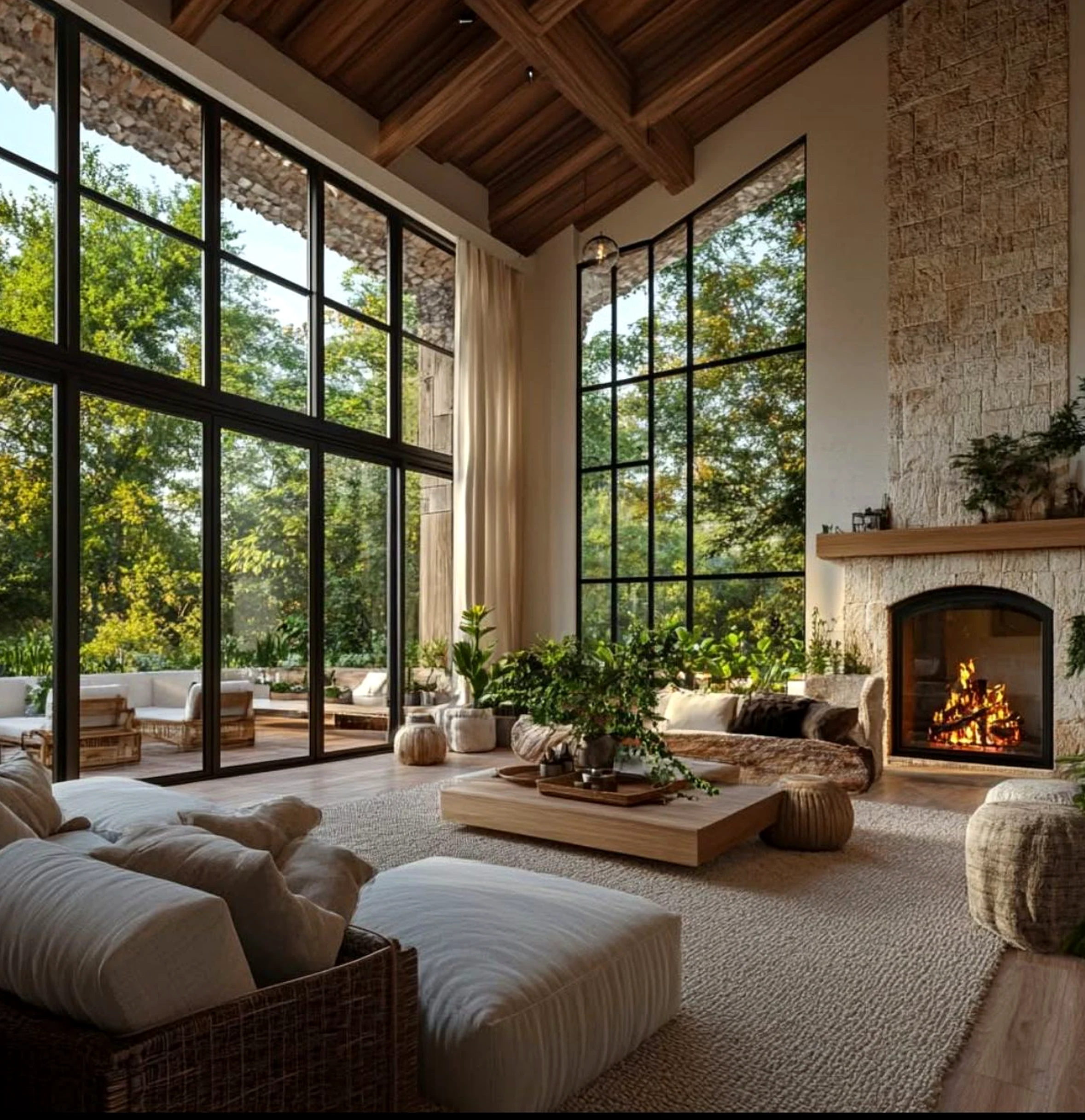 Soft tile detail brings order to the setting, creating a mood that feels fresh and intentional.