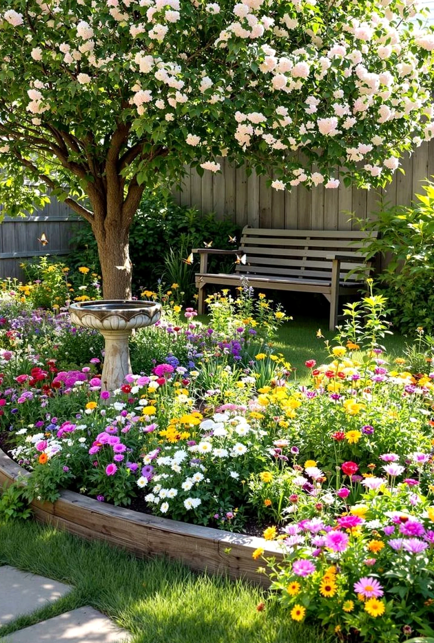 Fresh patio corner brings a useful note of personality, making the view feel clear and inviting.