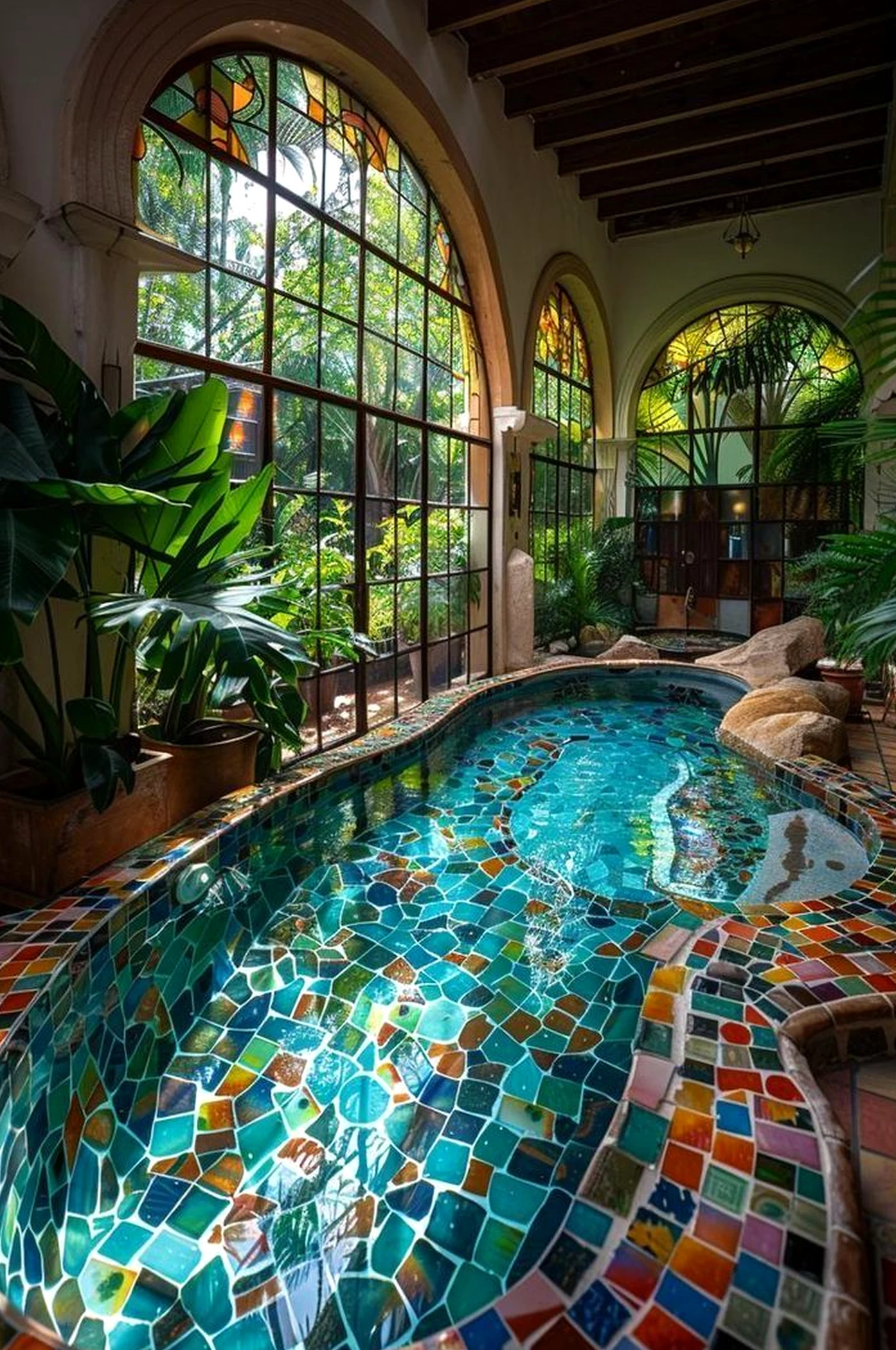 Refined courtyard view introduces ease into the backdrop, keeping the atmosphere quietly finished.