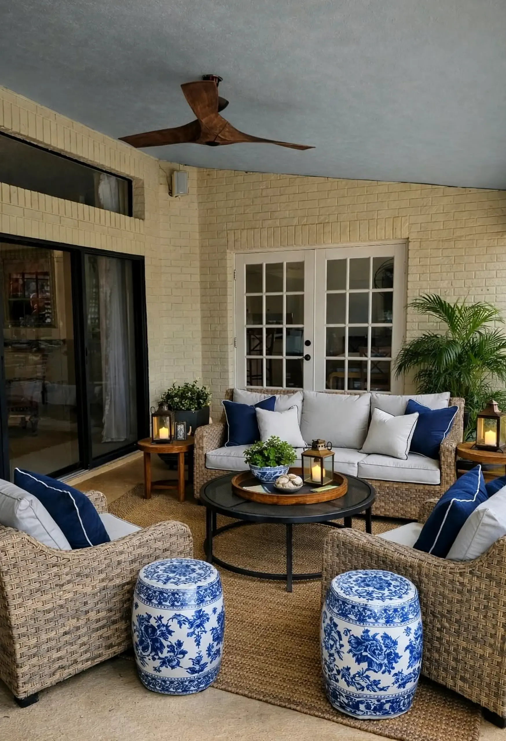 Fresh ceiling detail brings a useful note of character, making the view feel easy to enjoy.