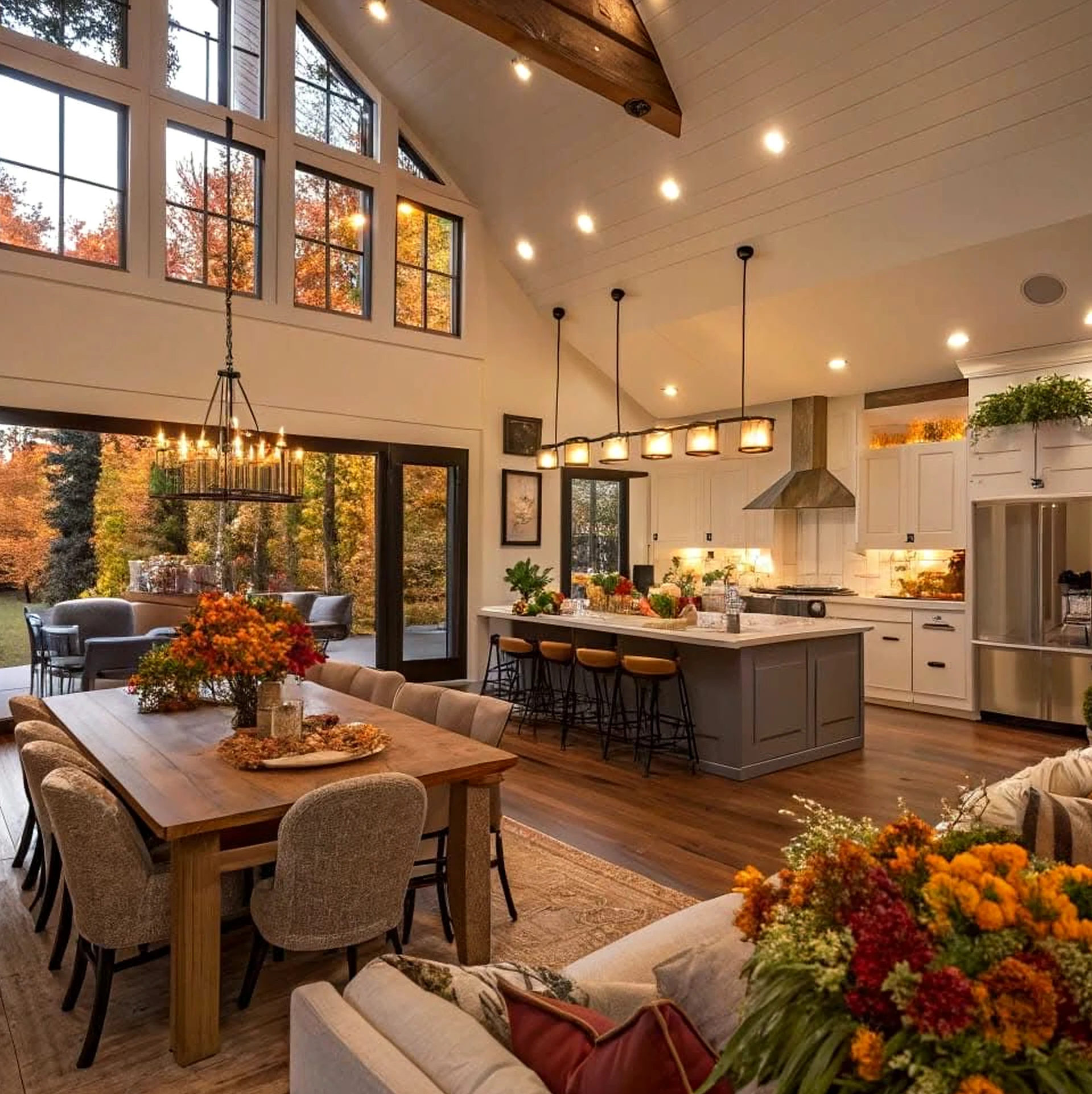Relaxed window seat introduces rhythm into the outdoor space, keeping the atmosphere comfortable in daily use.