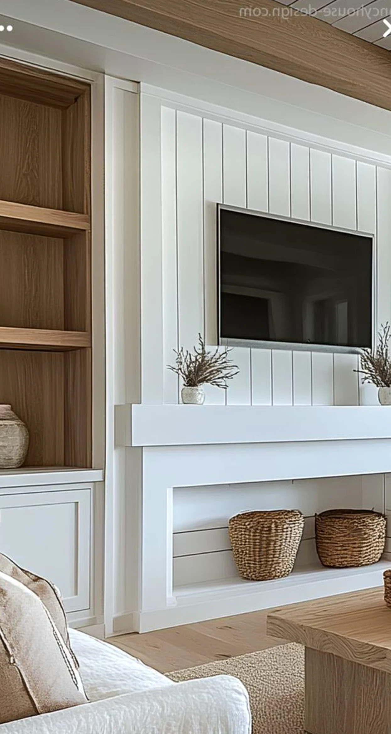 Tactile painted door adds a clear layer of freshness, helping the garden edge feel open and lived-in.
